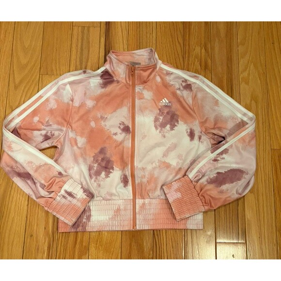 Girls Adidas zip up top size 14/large - Picture 1 of 5